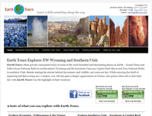 Tablet Screenshot of earth-tours.com